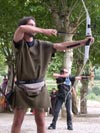 concurso de tiro con arco en fiesta de la historia de ribadavia