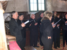 coro de camara en actuacion Iglesia de san francisco