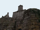 torreones frontales del castillo de los condes de ribadavia