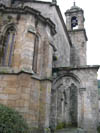 ábside con torre de iglesia de santo domingo de ribadavia