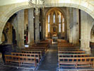 interior da igrexa de santo domingo de ribadavia