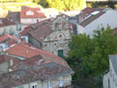 vista aérea de la Iglesia de la oliveira de Ribadavia