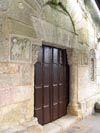 puerta de entrada a la iglesia de san gines de francelos ribadavia