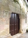 porta de entrada a igrexa de san xes de francelos ribadavia